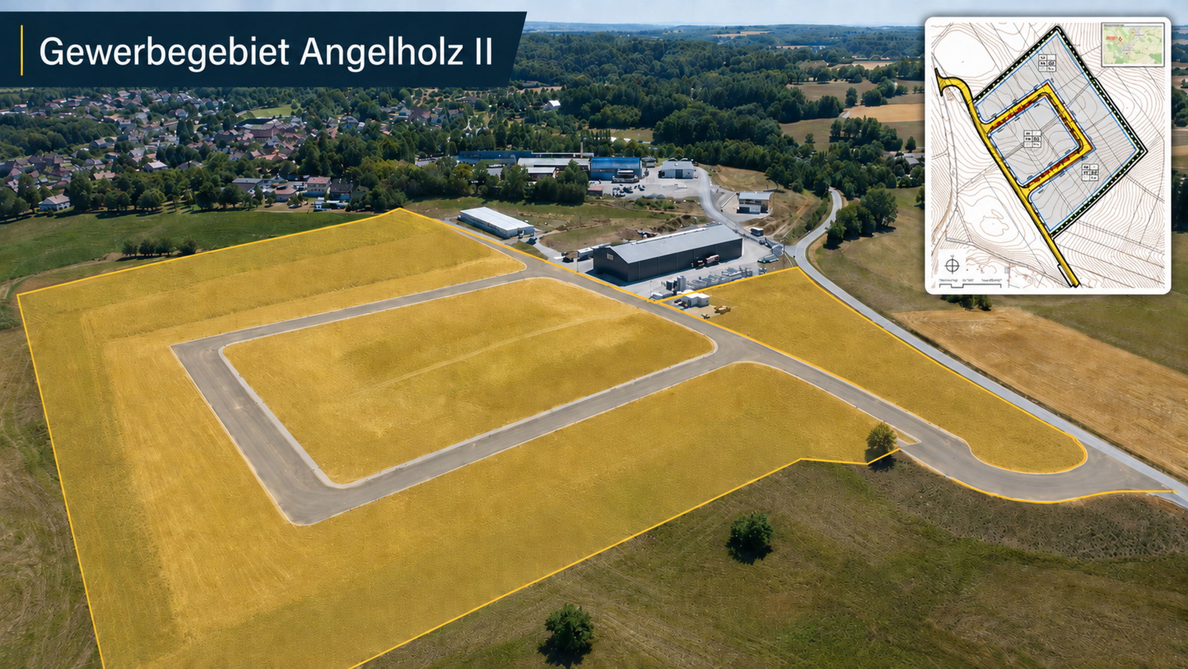 Gewerbegebiet Angelholz - verfügbare Bauplätze